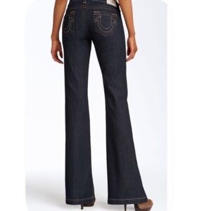 True Religion Dark Blue Flare Jeans